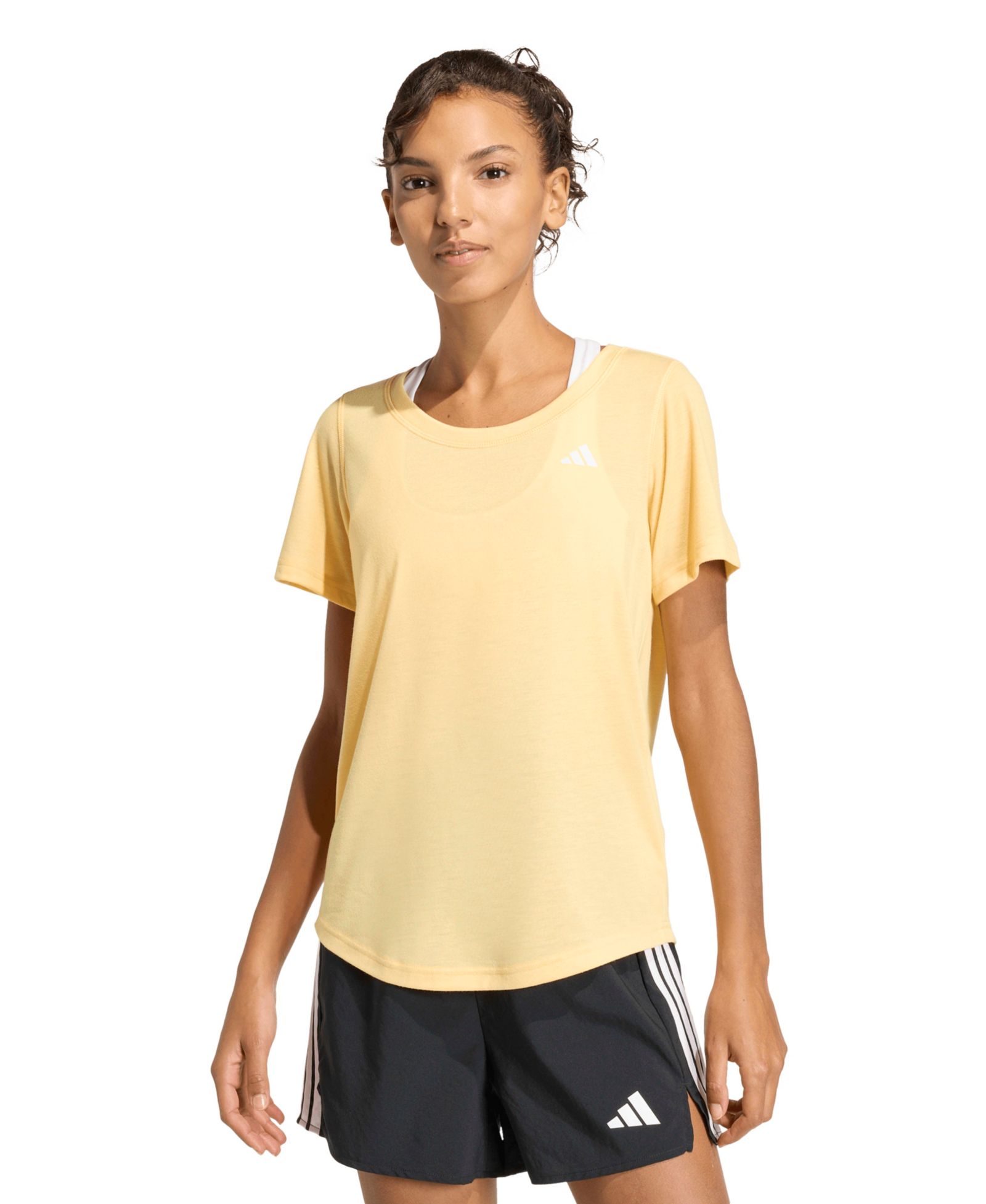 Женская футболка adidas Workout Essentials Seamless Scoop Neck