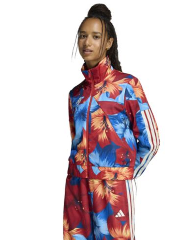 adidas Женская спортивная куртка с воротником Farm Rio