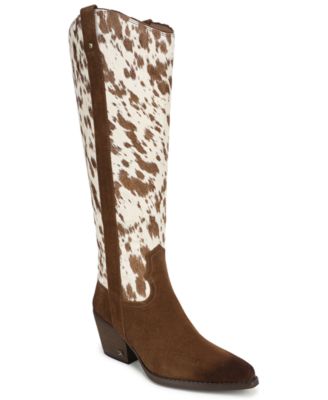 Cow Print Brahma Hair/Suede