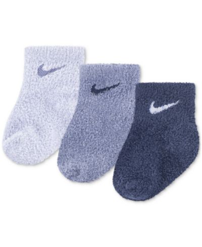 Nike детские носки 3-Pack Cozy Ankle для девочек и мальчиков