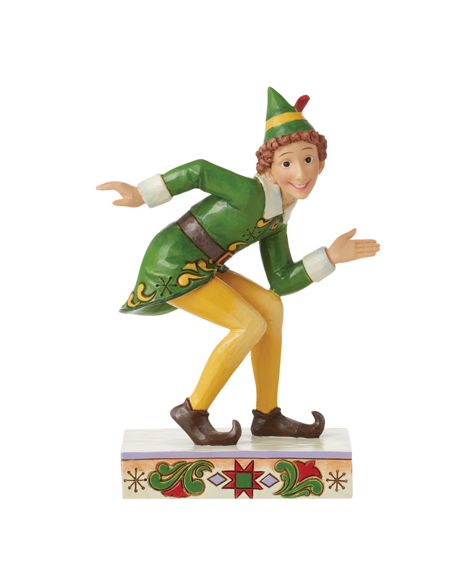 Jim Shore Buddy Elf in Crouching Pose Figurine