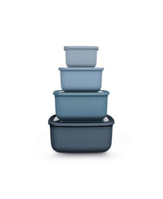 Art & Cook 8-Piece Rectangle Bowl Set with Lids