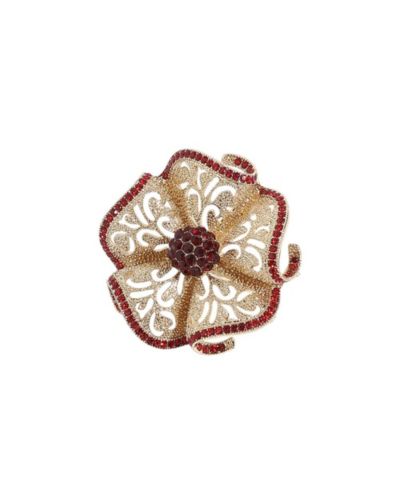Кольцо SOHI Stone Setting Flower Ring