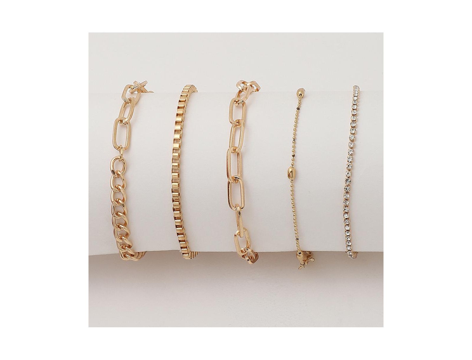 Набор браслетов SOHI Gold Plated Everyday