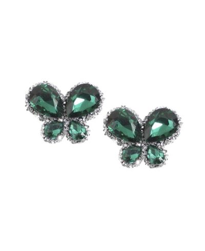 SOHI Embellished Butterfly Stud Earrings
