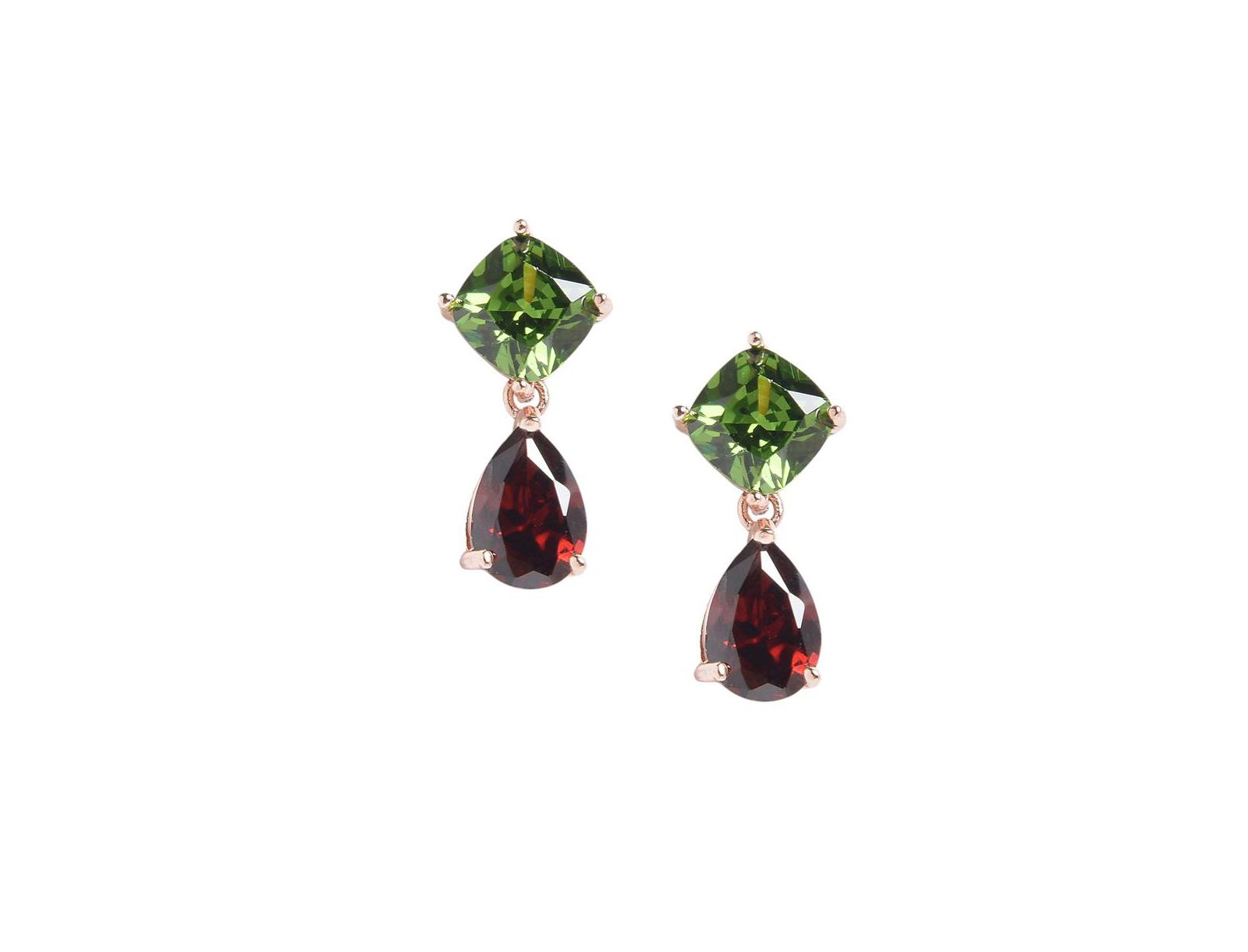 Серьги SOHI Crystal-Hue Drop