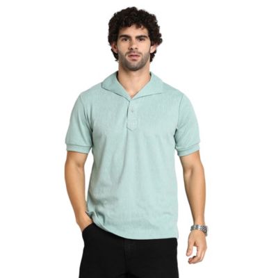 Campus Sutra Polo T-Shirt Sea Green Мужской