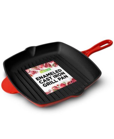Сковорода-гриль NutriChef 17.09” Heavy-Duty Cast Iron Square NCCIES47