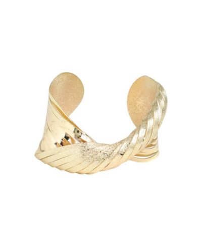 SOHI Gold Plated Twist Bracelet
