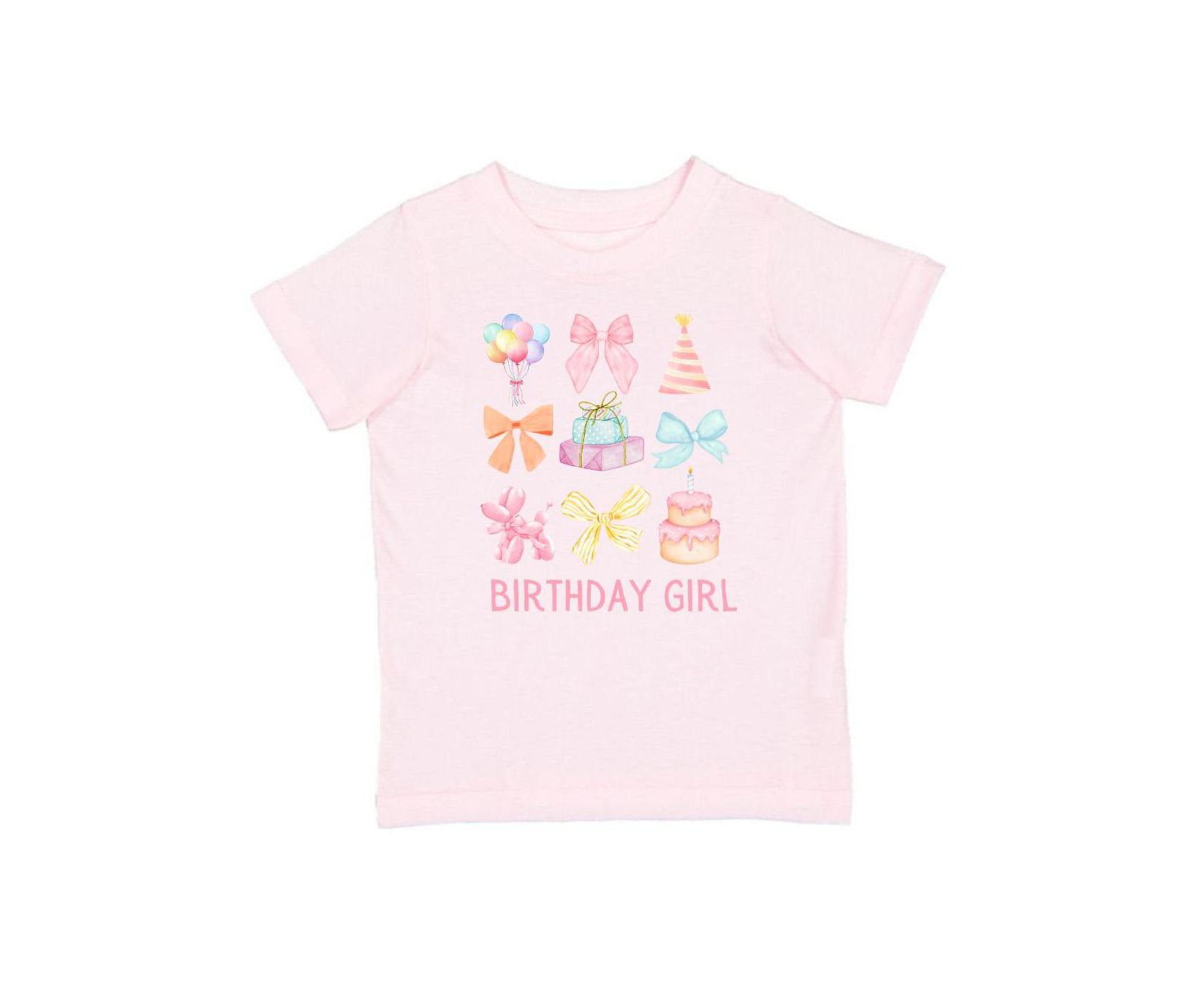 Sweet Wink Toddler Girls Birthday Cutie Short Sleeve T-Shirt