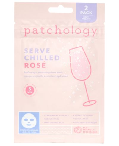 Patchology 2-Pc. Serve Chilled Rosé Hydrating and Protecting Sheet Mask