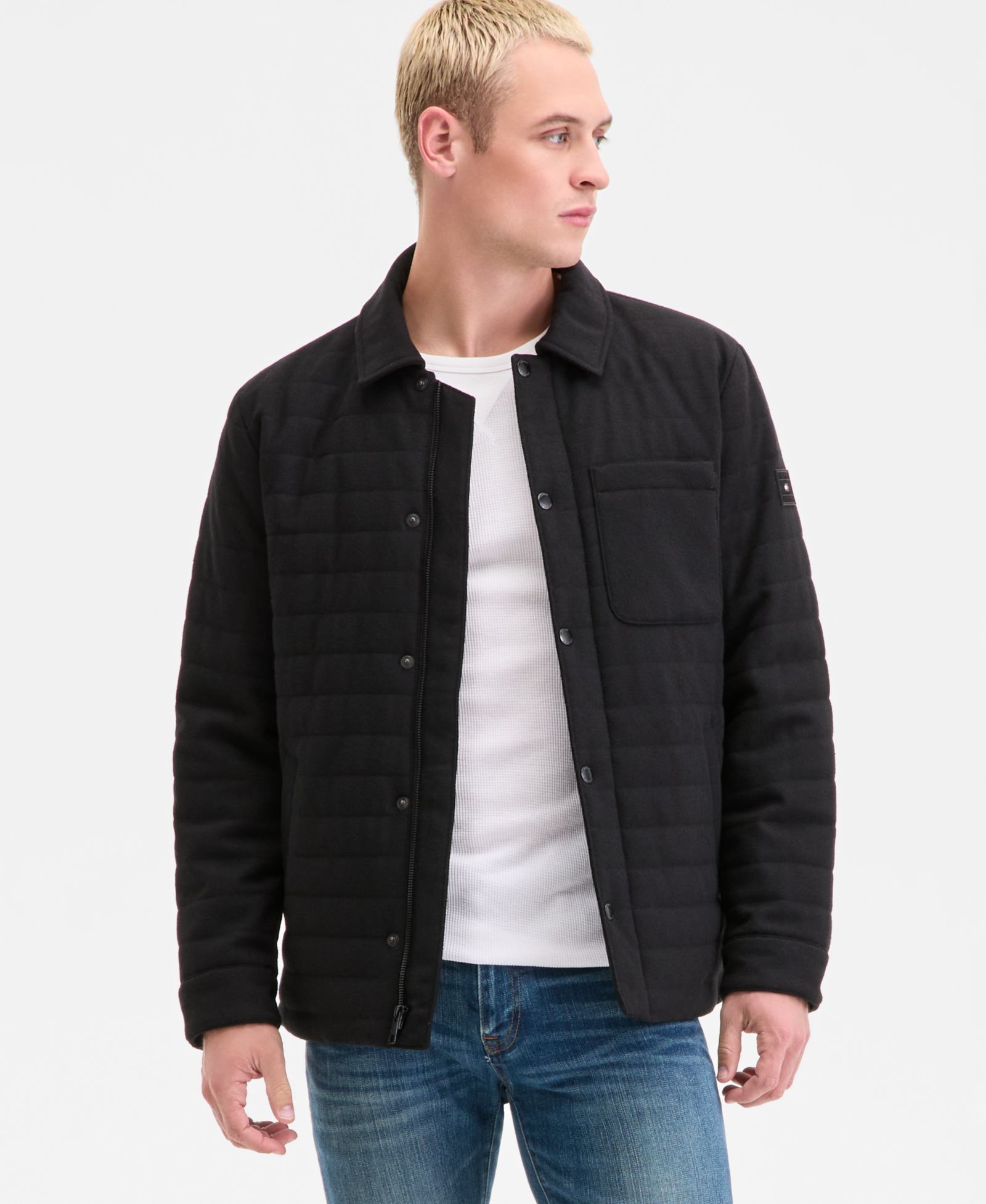 Мужская рубашка-куртка Tommy Hilfiger Quilted Shirt Jacket