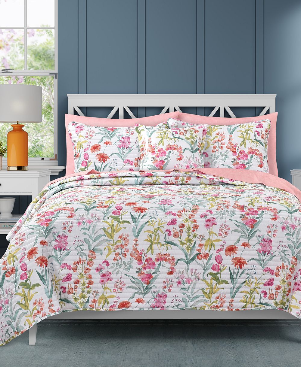 Комплект постельного белья J by J Queen Bold Tallulah 2-Pc. Quilt Set, Twin/Twin XL