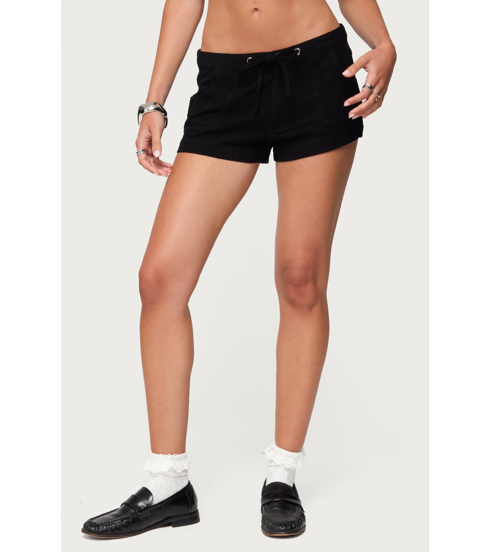 Edikted Women's Hollis Linen Look Shorts