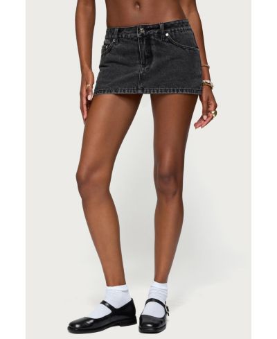 Женская мини-юбка Edikted Camelia Denim Skirt