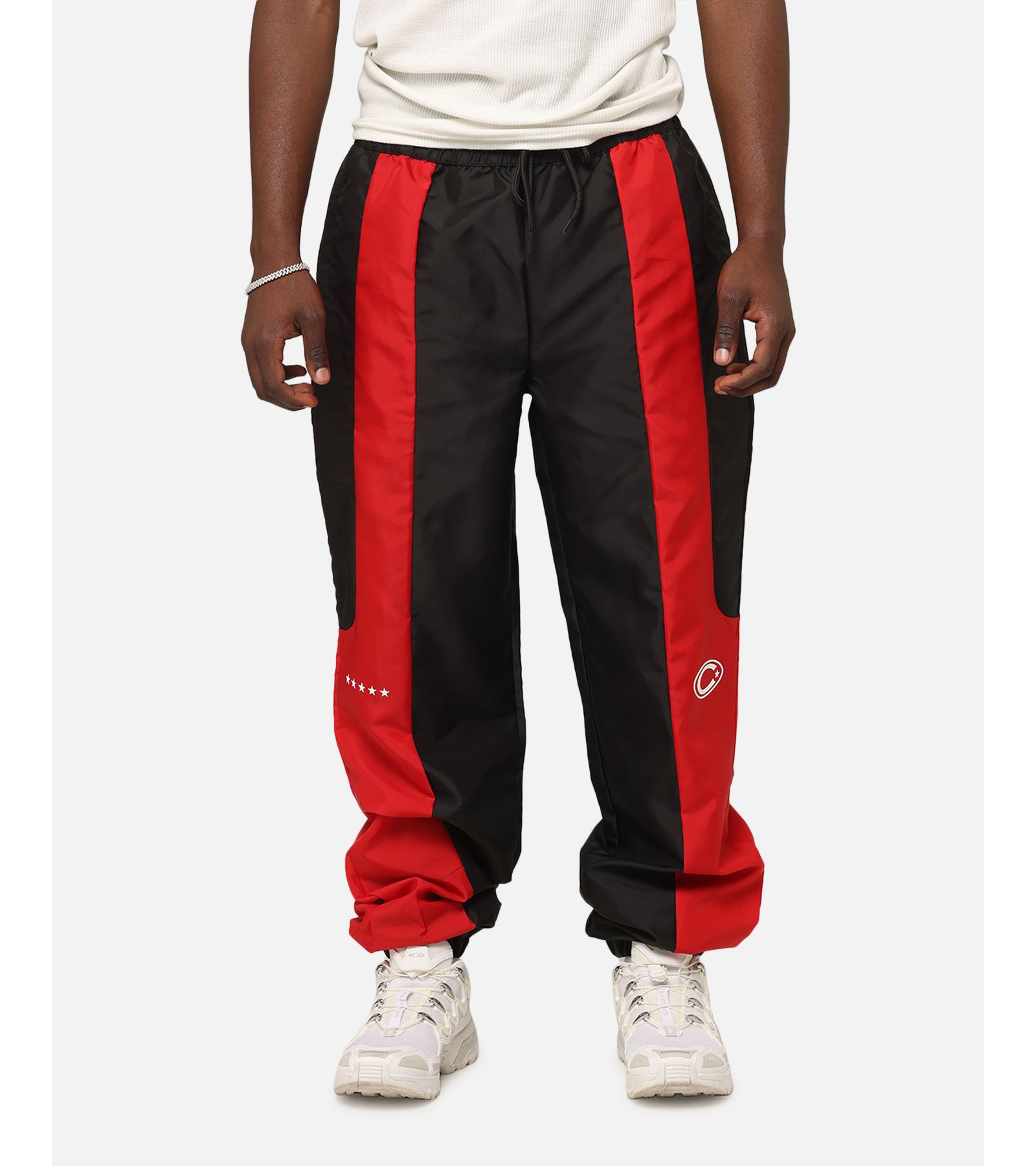 CARRE Men's Empire Panelled Trackpant- Grey, M