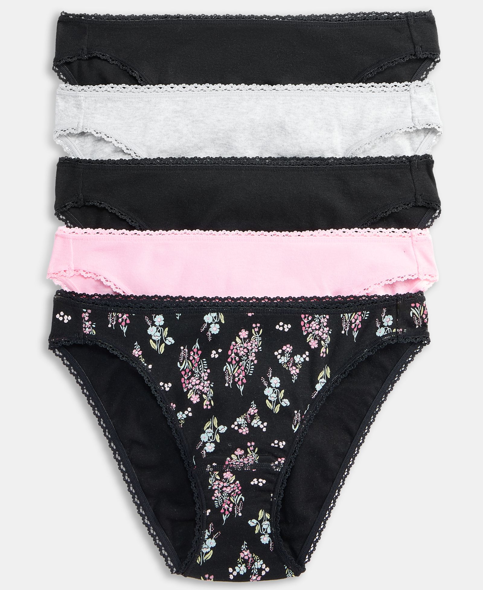 Женский комплект нижнего белья Charter Club Cotton Bikini, 5 шт
