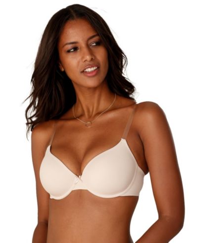 LASCANA Women's Underwire Clear Strap Lightly Padded T-Shirt Bra