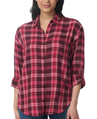 Plaid Burgundy