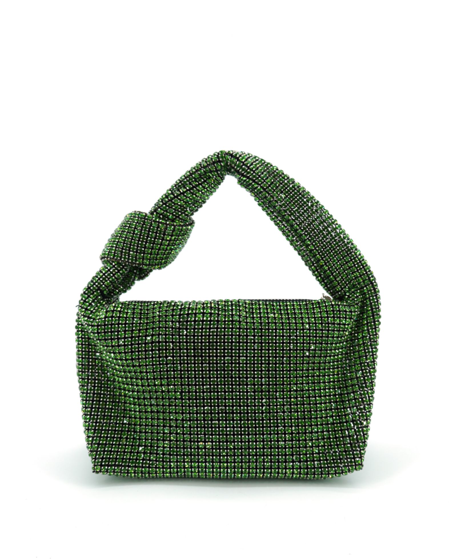 LIKE DREAMS Ashley Small Rhinestone Top Handle Bag