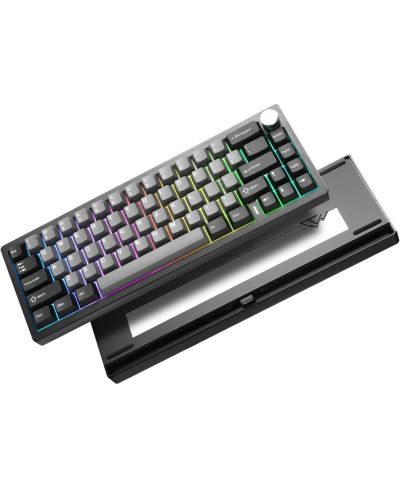 Беспроводная механическая клавиатура YUNZII AL68, Full Aluminum CNC, 60% Layout, RGB
