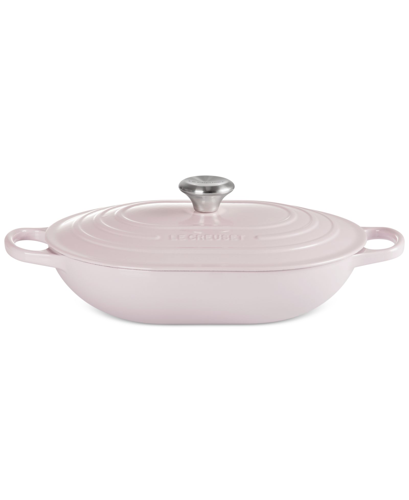 Le Creuset Enameled Cast Iron Signature 3.75-Quart Oblong Dutch Oven With Lid