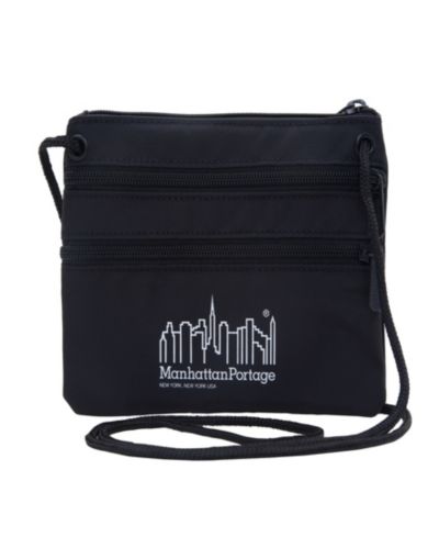 Manhattan Portage Triple Zipper Crossbody Pouch