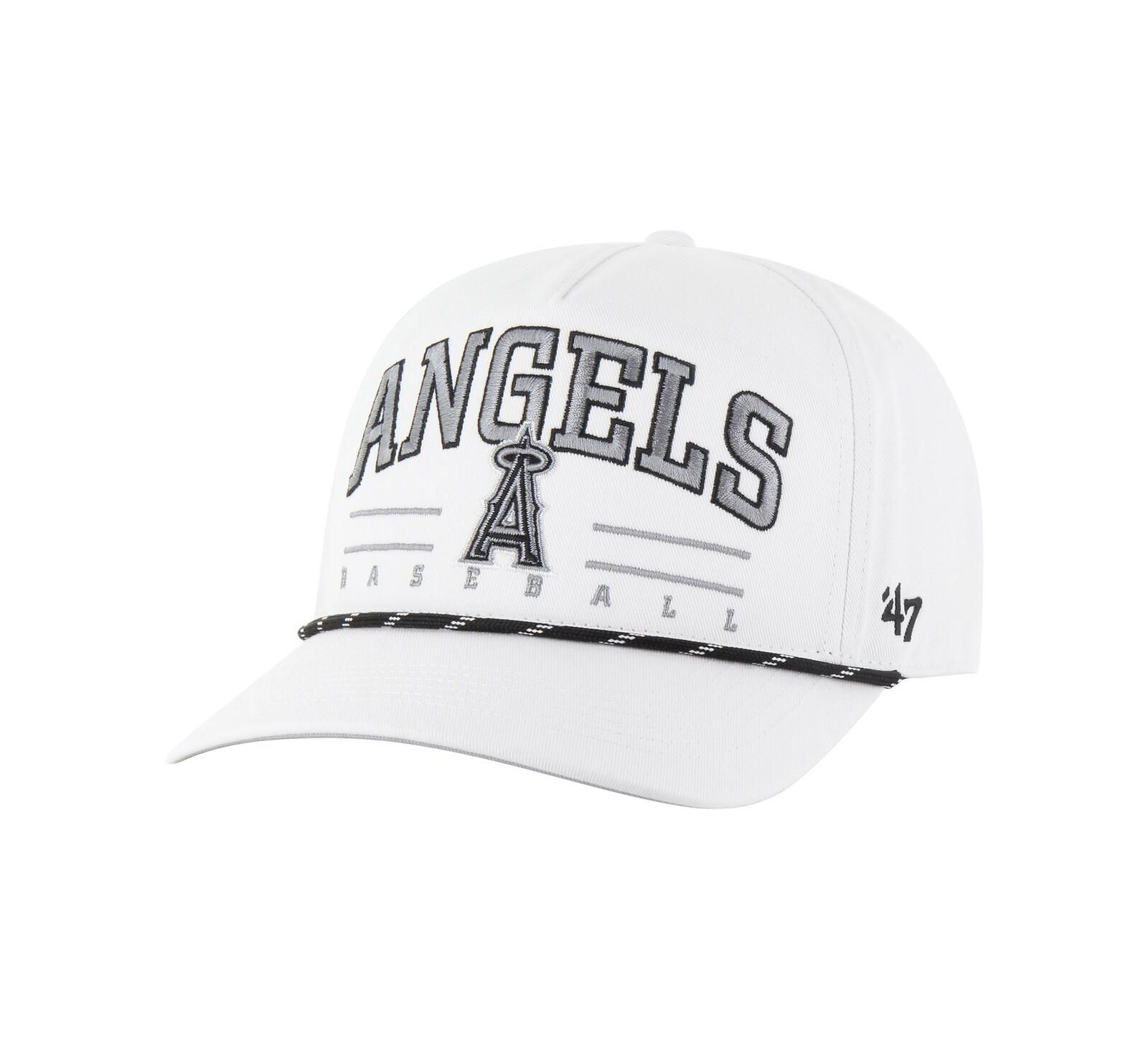 '47 Brand Men's White Los Angeles Angels Roscoe Speckle Hitch Adjustable Hat