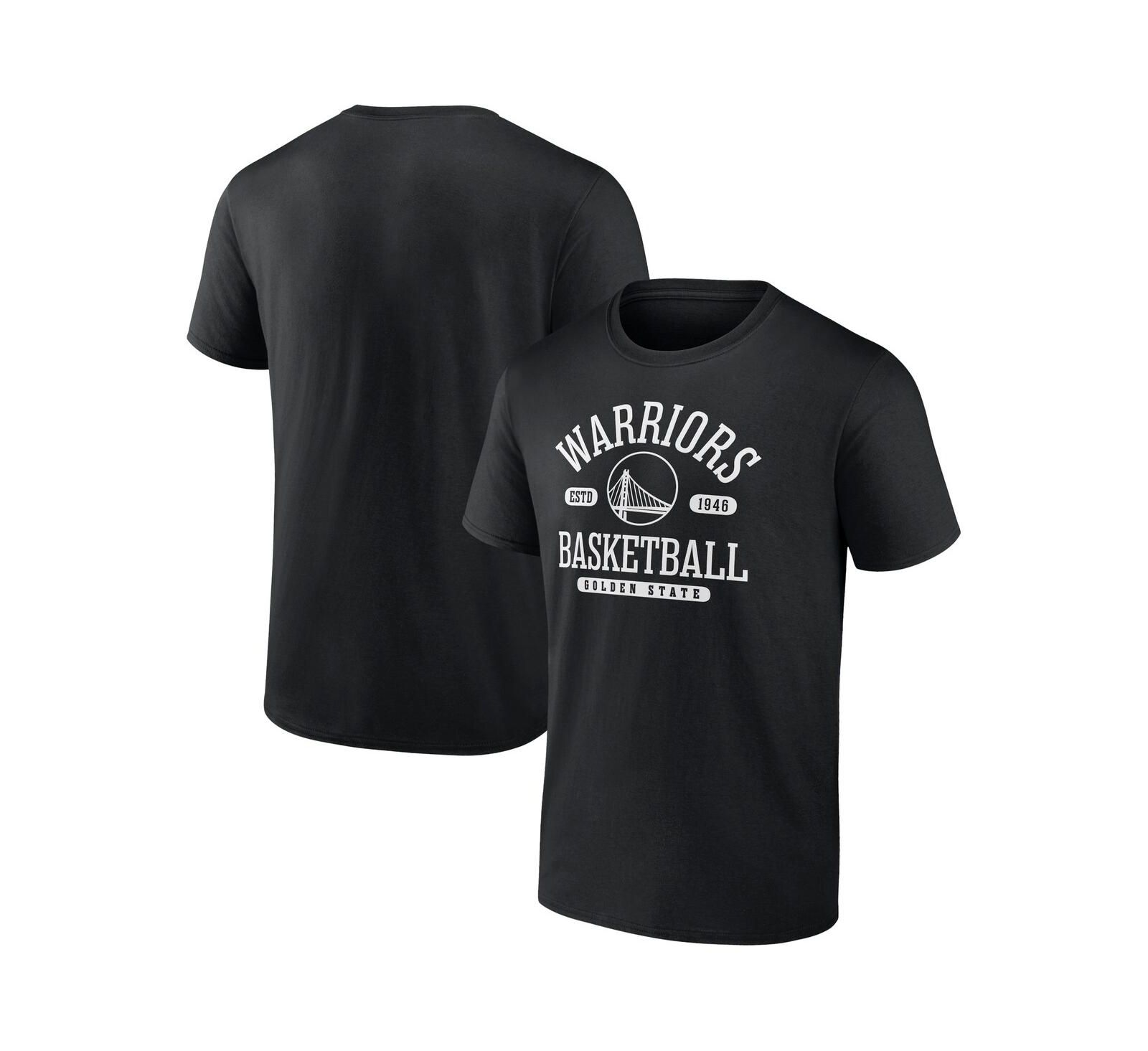 Fanatics Mto Label Мужская черная футболка Golden State Warriors Danger Zone