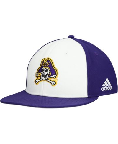 Мужская кепка adidas White/Purple ECU Pirates On Field Fitted