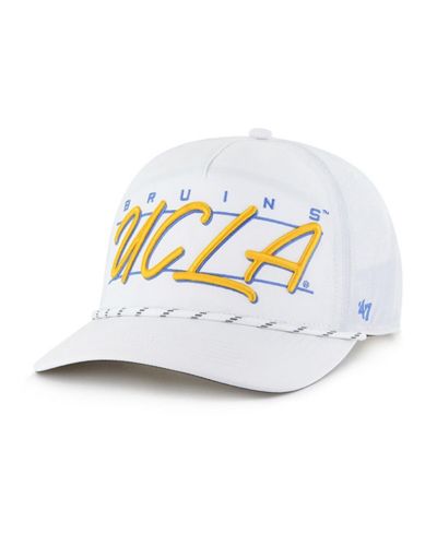Мужская регулируемая кепка '47 Brand White UCLA Bruins Condor Hitch Brrr