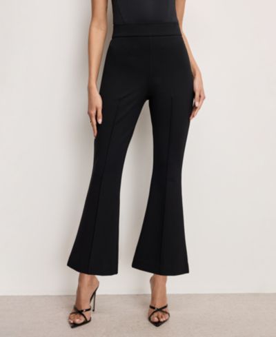 Женские брюки Good American Soft-Stretch Ponte Kick-Flare Regular & Plus Size