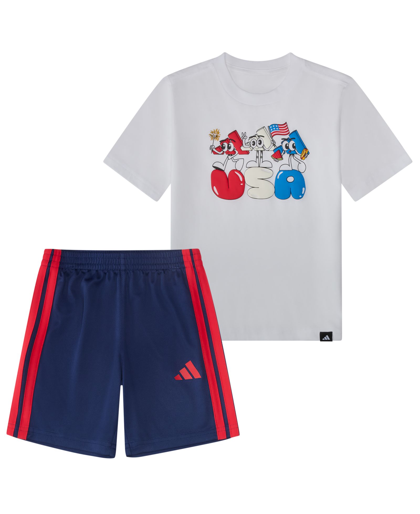 adidas Детский комплект из футболки и шорт