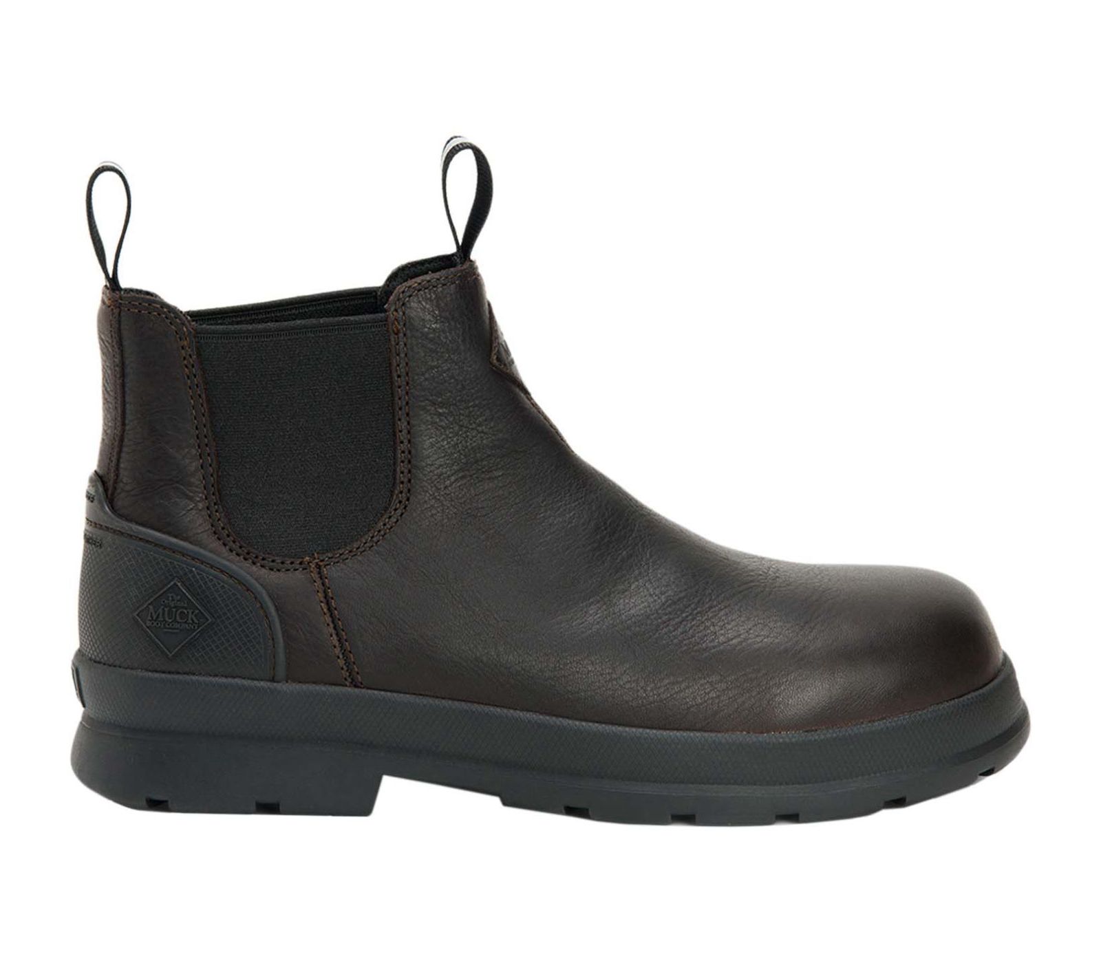 MUCK Men's Chore Farm Leather Comp Toe Chelsea Boot