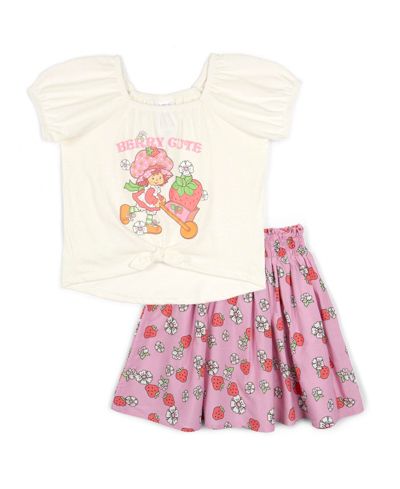 Strawberry Shortcake комплект из футболки и юбки с квадратным вырезом