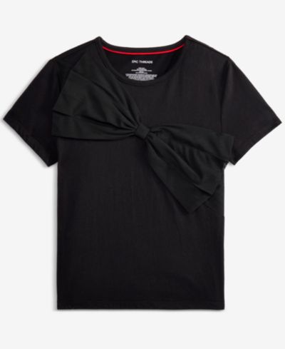 Детский топ Epic Threads Girls' 5-20 Bow Applique Detail