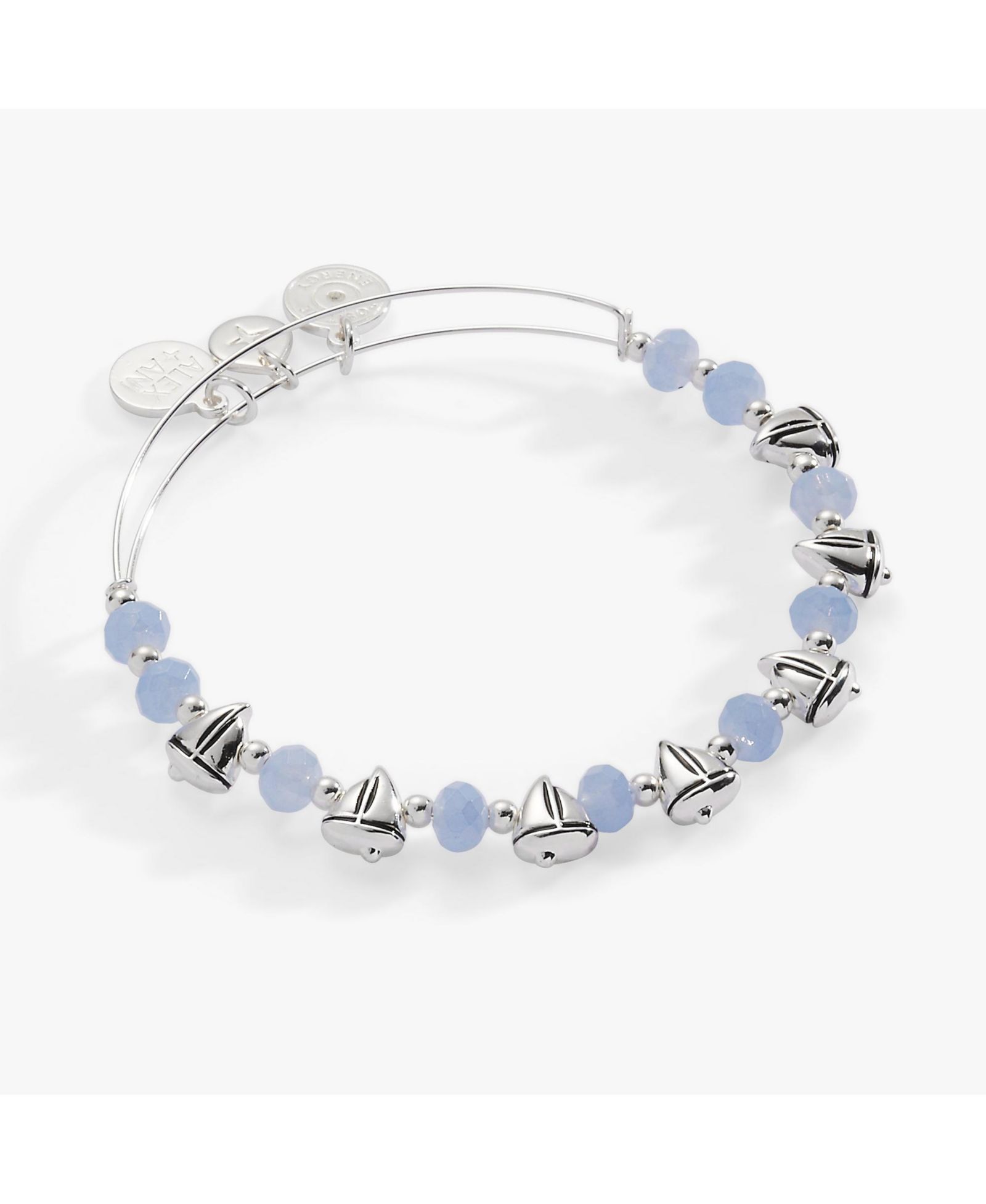 Sailboat Beaded Bangle Bracelet