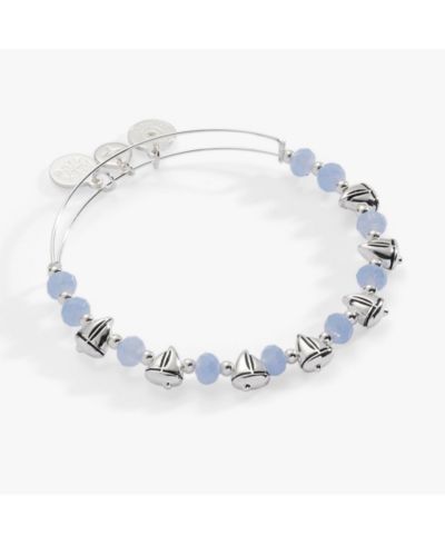 Sailboat Beaded Bangle Bracelet