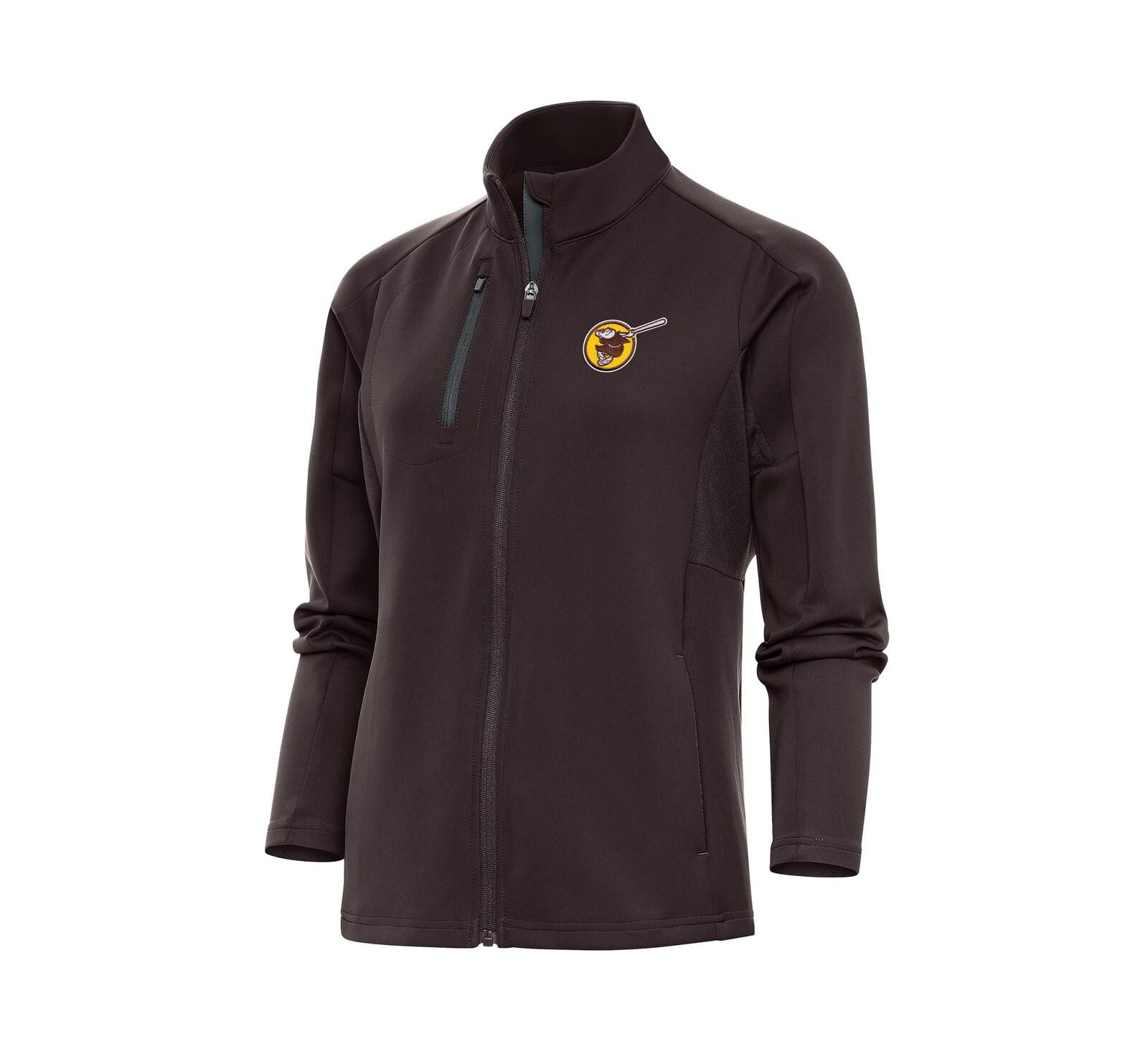 Женская куртка Antigua San Diego Padres Cooperstown Logo Generation Full-Zip Brown