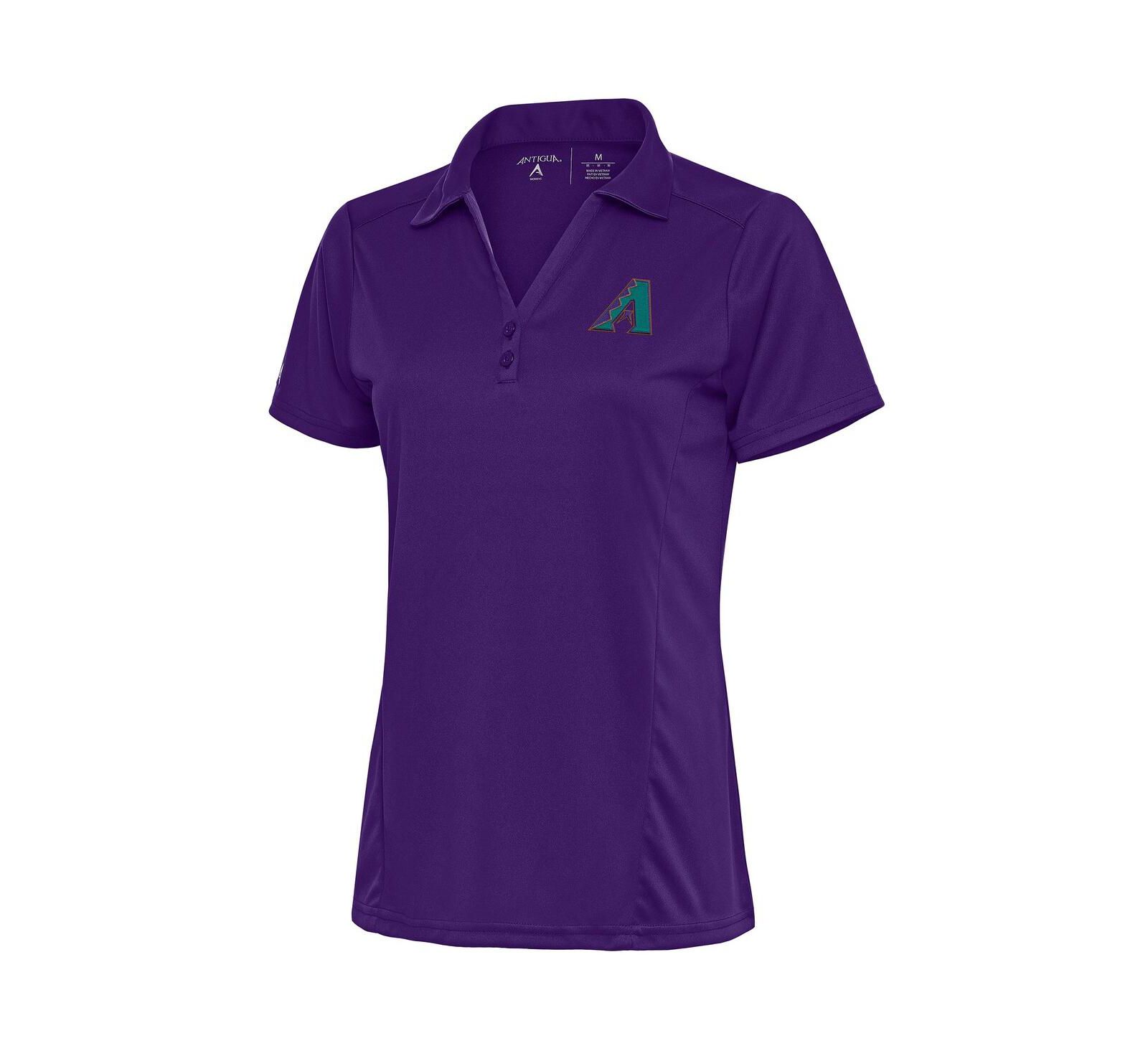 Antigua Женский Purple Arizona Diamondbacks Cooperstown Tribute Polo Shirt