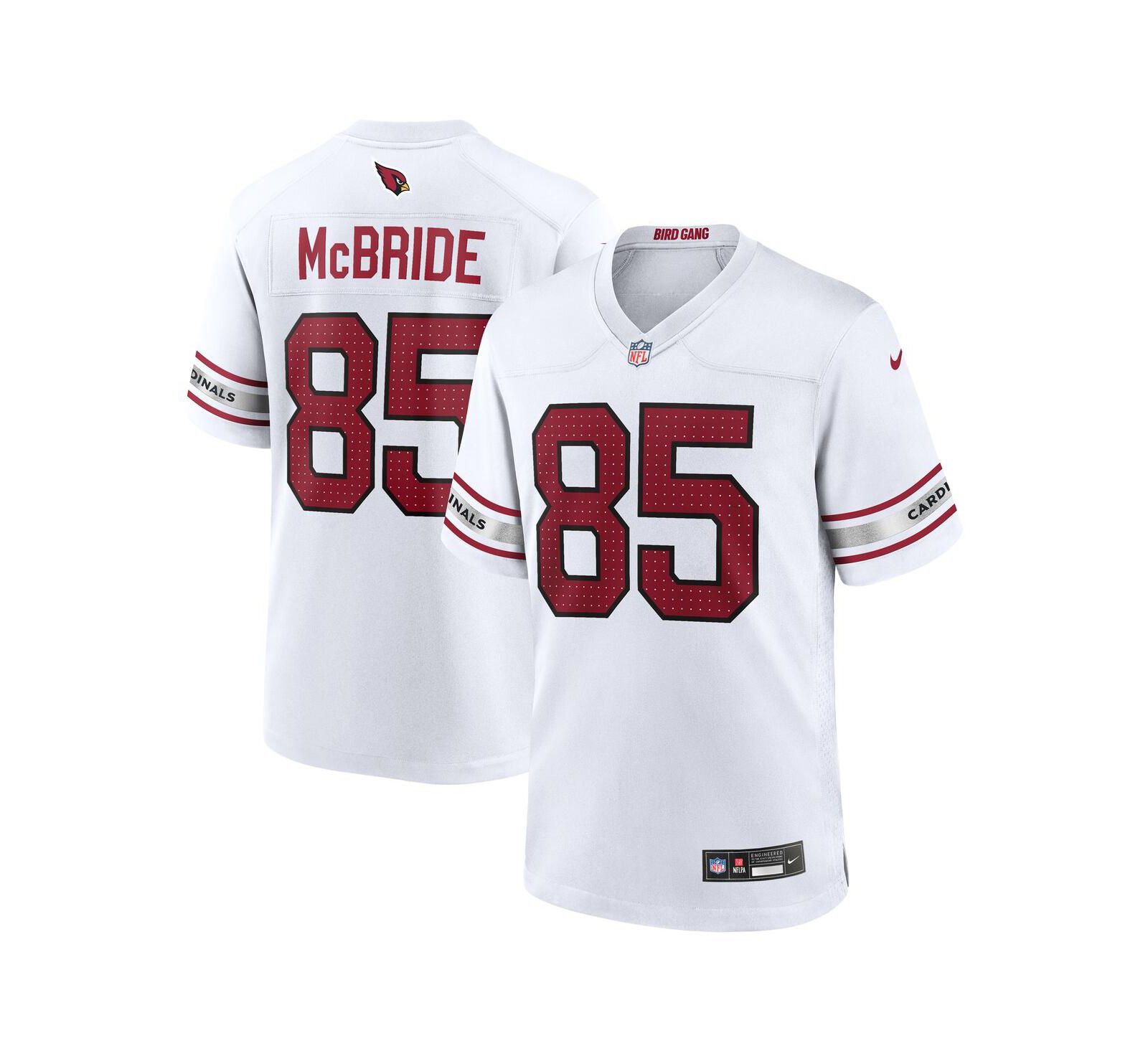 Мужская джерси Nike Trey McBride White Arizona Cardinals Game