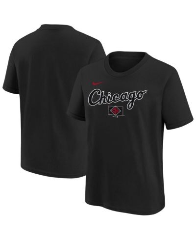 Футболка Nike Big Boys and Girls Black Chicago White Sox 2025 City Connect