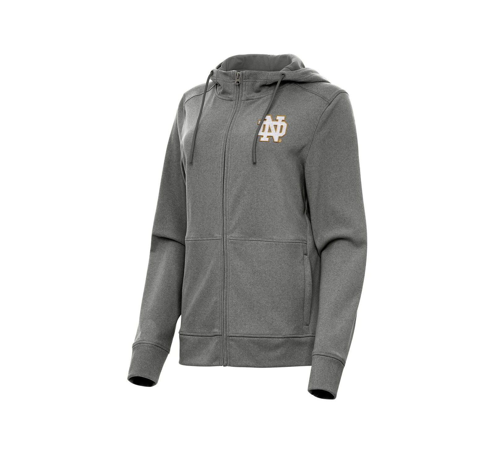 Женское худи Antigua Notre Dame Fighting Irish, черное