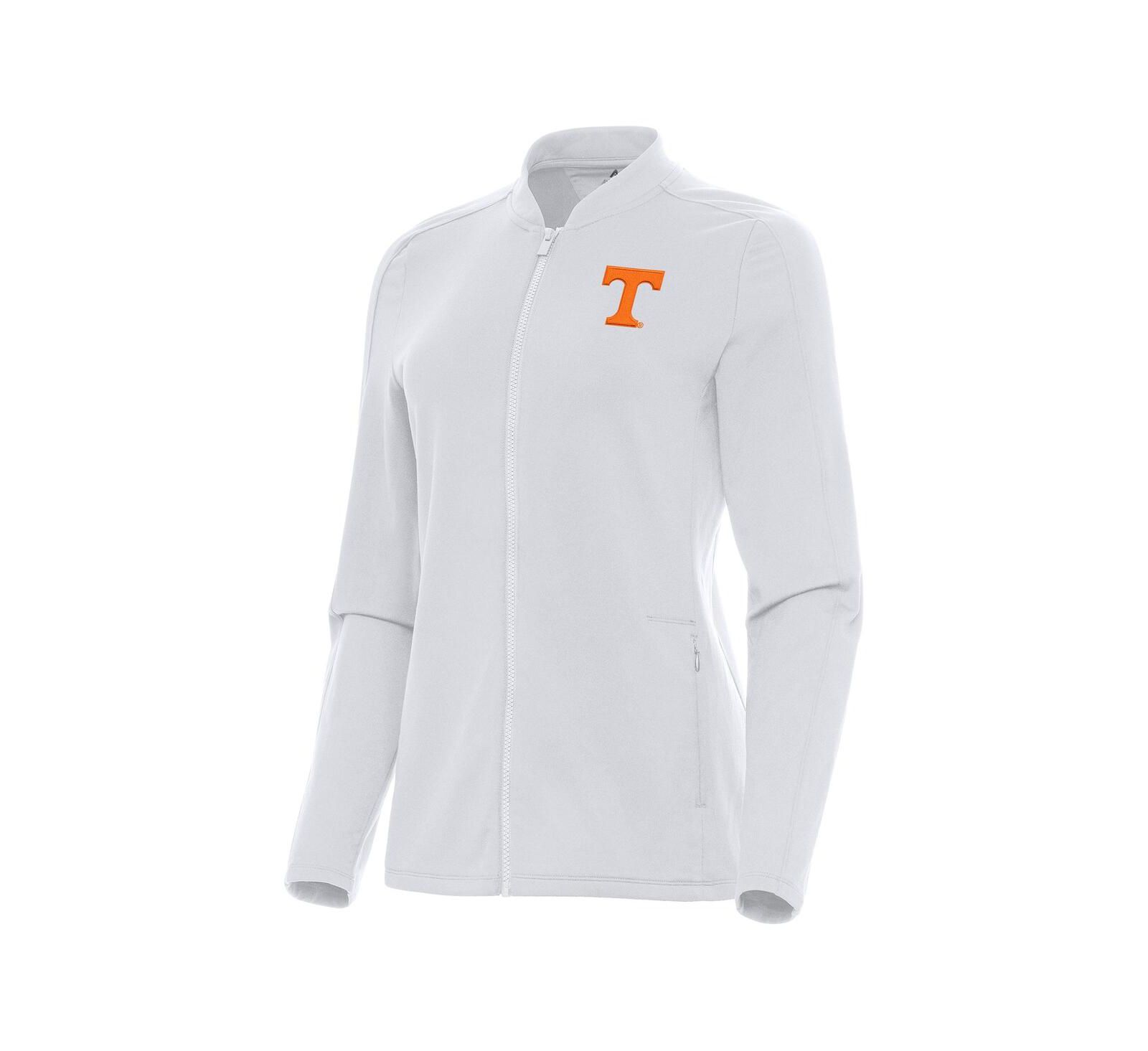 Antigua Женский White Tennessee Volunteers Continual Full-Zip Jacket