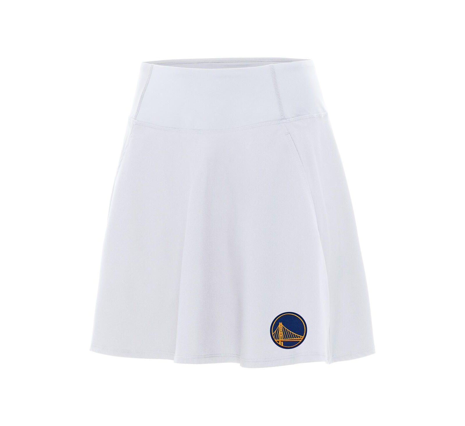 Antigua Women's White Golden State Warriors Chip Skort