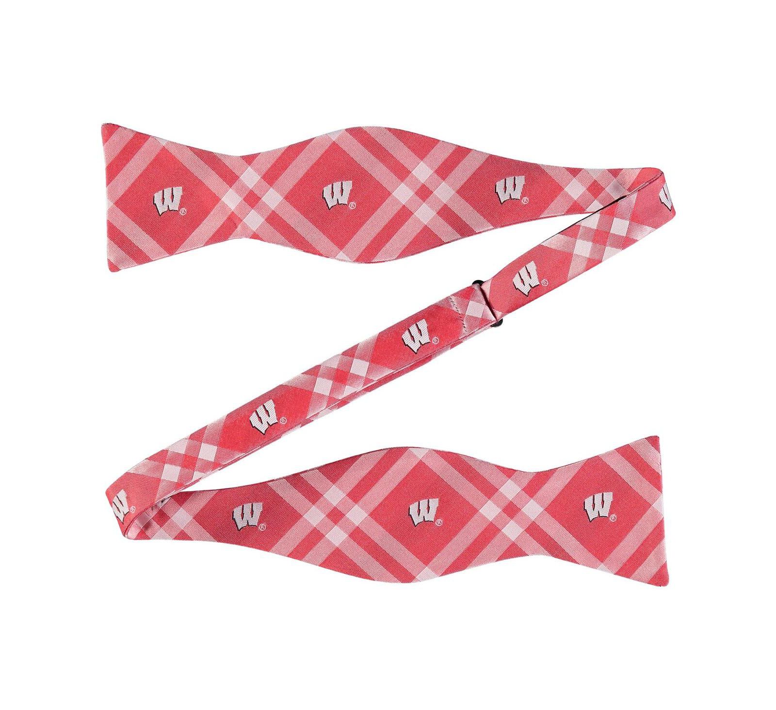 Eagles Wings Red Wisconsin Badgers Rhodes Self-Tie Bow Tie