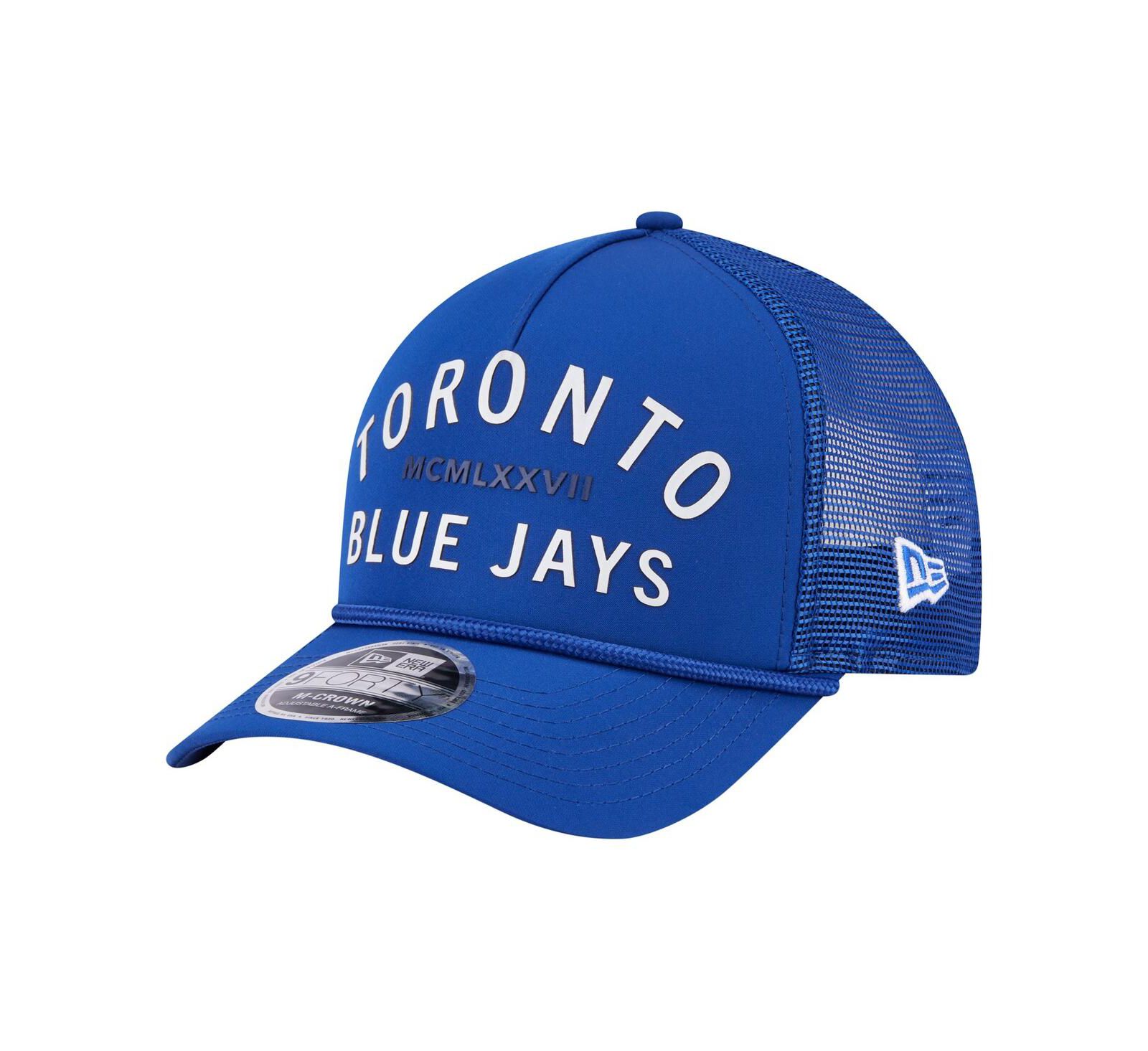 Кепка New Era Men's Royal Toronto Blue Jays Minimalist 9FORTY A-Frame Adjustable