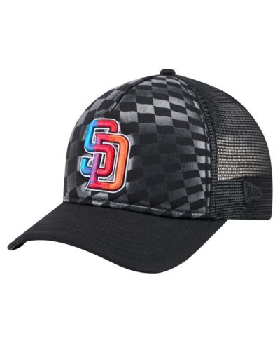 Мужская кепка New Era San Diego Padres Gradient 9FORTY A-Frame Trucker, черная