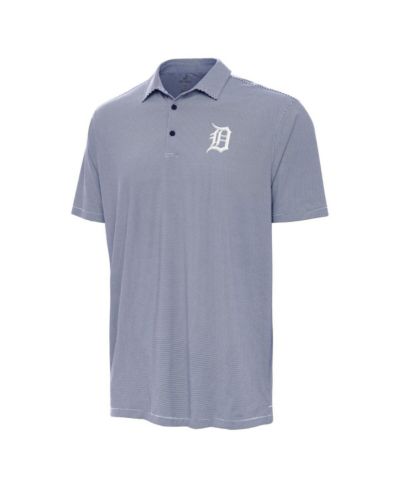 Antigua Мужская рубашка поло Detroit Tigers Navy/White