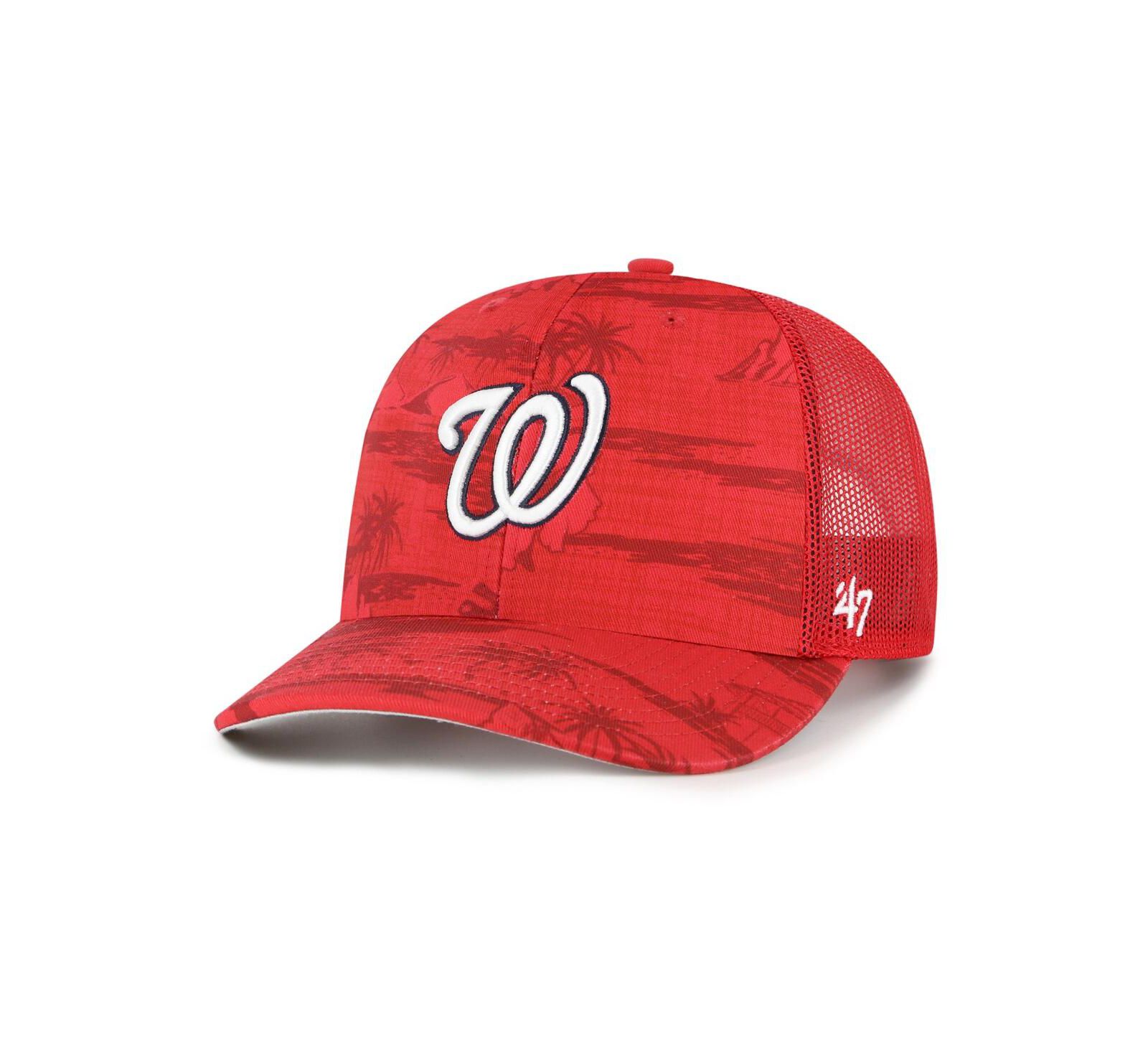Регулируемая кепка '47 Brand Men's Red Washington Nationals Fiji Trucker